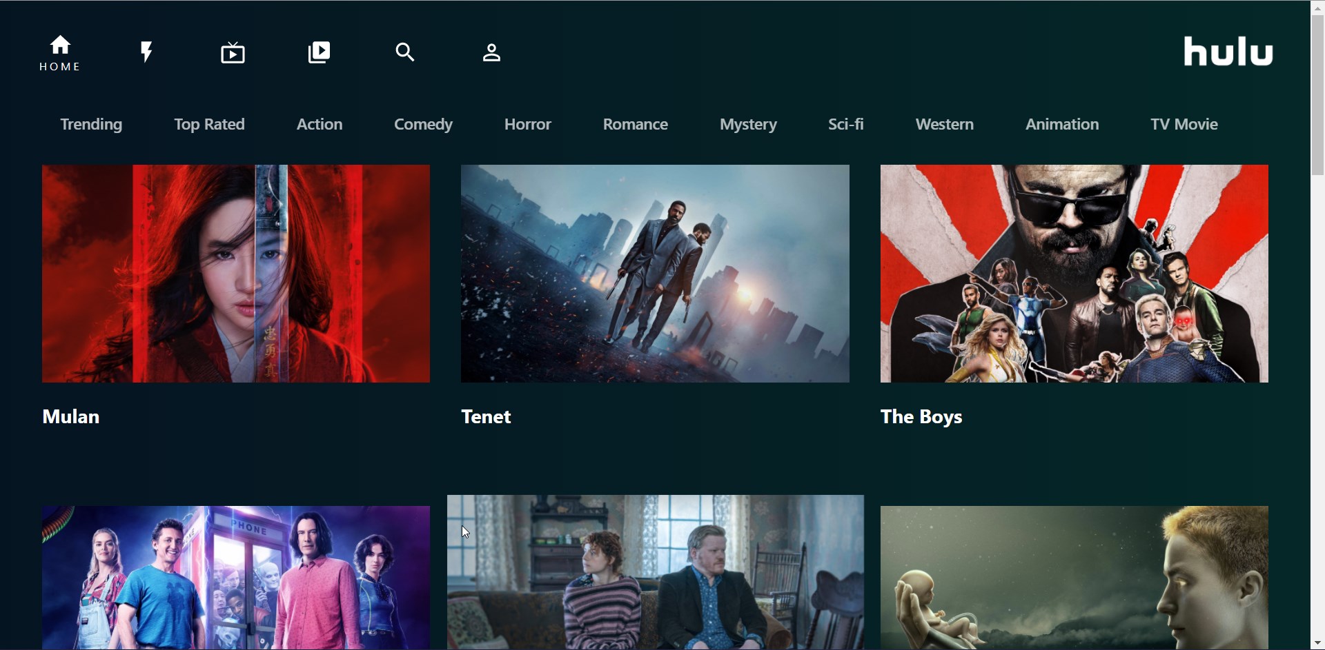 Hulu Clone